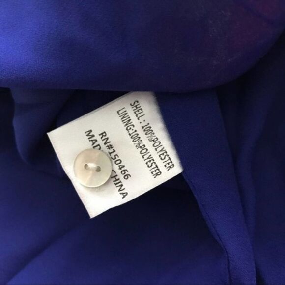 Stitch fix Pixley geometric floral print vneck tank blouse buttoned back women s - Picture 7 of 7